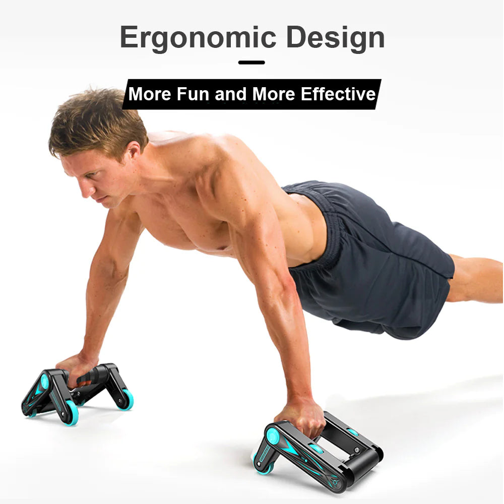 Portable Ab Roller - Core Strength