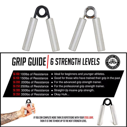 Aluminum Grip Strengthener Tool