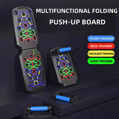 Multi-Functional Foldable Push-Up Board – Full Upper Body Training at Home