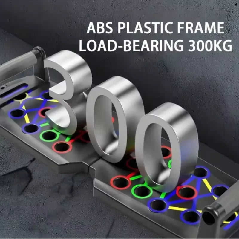 Multi-Functional Foldable Push-Up Board – Full Upper Body Training at Home